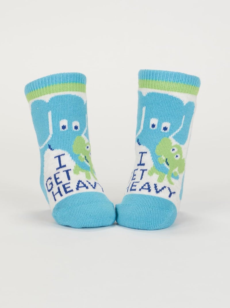Blue Q Funny Baby Socks 2 Pairs - Gender Neutral Cute Baby Socks for 0-12 Months, Organically Grown Cotton, Newborn Essential - Image 4